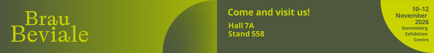 BrauBeviale 2026, 10 al 12 de noviembre, Centro de Exposiciones de Núremberg: AOBAOSI en el pabellón 7A, stand 558